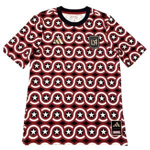 NEW Adidas X Marvel Captain America LAFC MLS Pre-Match Soccer Jersey Youth XL